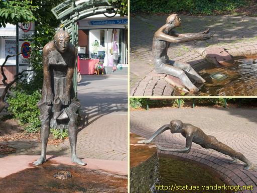 Eberbach /  Brunnen 'Wasser und Mensch'
