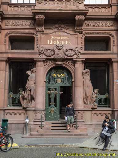 Heidelberg /  Fassade der Universitätsbibliothek