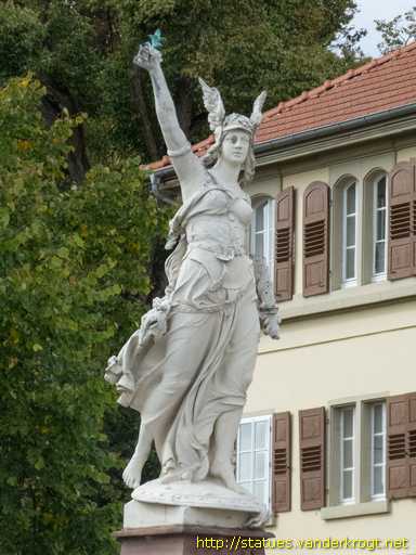 Neckarbischofsheim /  Kriegerdenkmal 1870-71 - Germania
