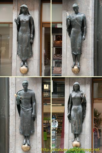 München /  Allegorische Figuren für die Wiederaufbau von Deutschland