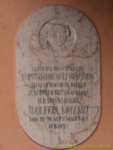 Passau /  Mozart Gedenktafel