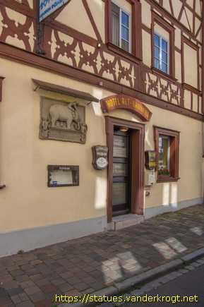 Bamberg /  Hauszeichen mit Elefant