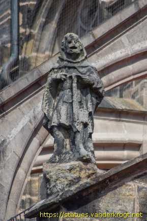 Bamberg /  Stark verwitterte Sandsteinstatue
