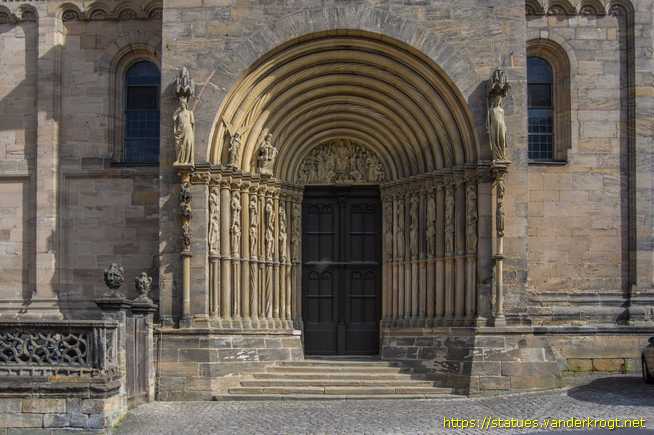 Bamberg /  Fürstenportal  des Bamberger Doms