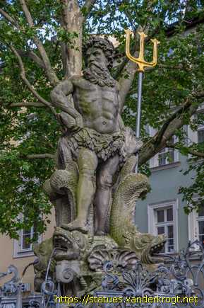 Bamberg /  Neptunusbrunnen 'Gabelmann'