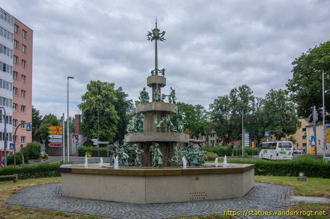 Marktredwitz /  Egerlandbrunnen - Chebská Kašna