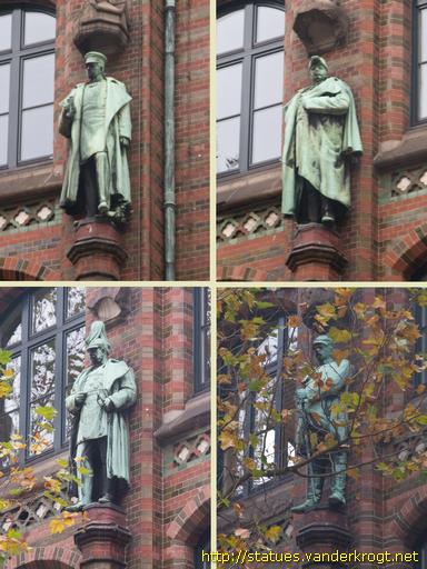 Hamburg /  Wilhelm I., Bismarck, Roon und Moltke