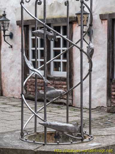 Hamburg /  Fisch-Brunnen