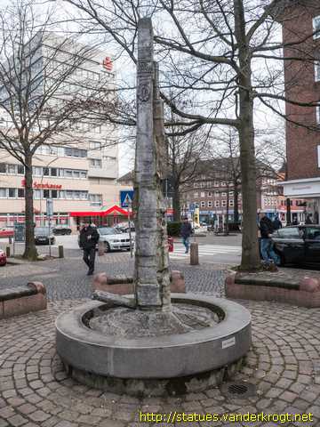 Hamburg /  Geschichtsbrunnen