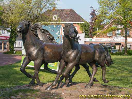 Aurich /  Pferde am Pferdemarkt