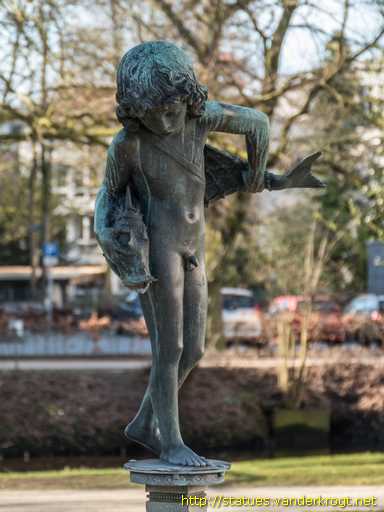 Oldenburg /  Brunnen mit Fischerknaben (Tobiasbrunnen)