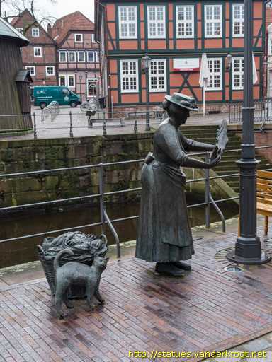 Stade /  Fischfrau 'Mutter Flint mit dem Stint'