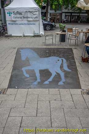 Hildesheim /  Blaues Pferd