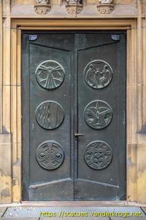 Rheine /  Bronzetür der St. Dionysius-Kirche