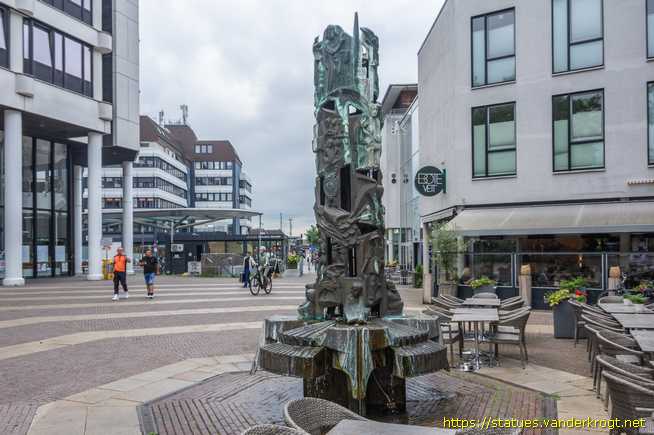 Rheine /  Brunnen auf dem Borneplatz