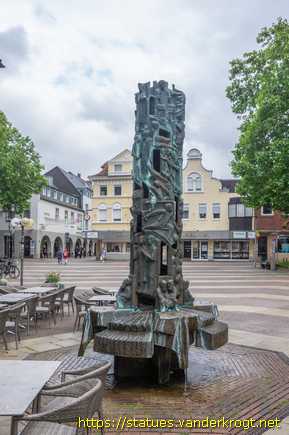 Rheine /  Brunnen auf dem Borneplatz