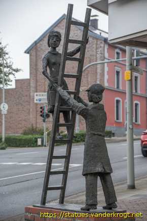 Herzogenrath /  Maler auf der Leiter