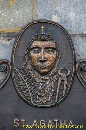 Epe /  Informationsschild St.-Agatha-Kirche