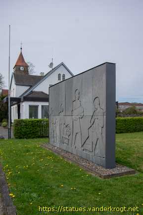 Oeding /  Eingangsrelief Fa. Gebrüder Schulten