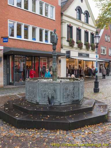 Lüdinghausen / Marktbrunnen - Lüdinghauser Geschichte