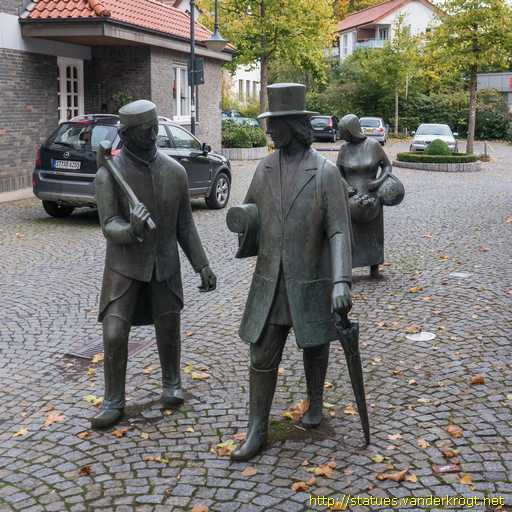 Mettingen /  Bergmann, Tüötte und Bäuerin mit Kind