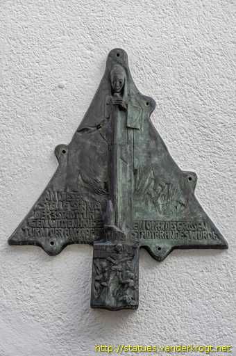 Olpe /  Gedenktafel Stadtbrand 1795
