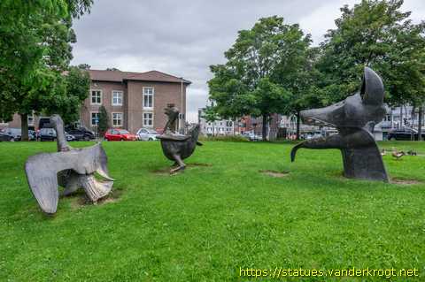 Jülich /  Fuchs und Gänse