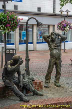 Steele /  Bergleute in der Waschkaue - Ötte und Willem