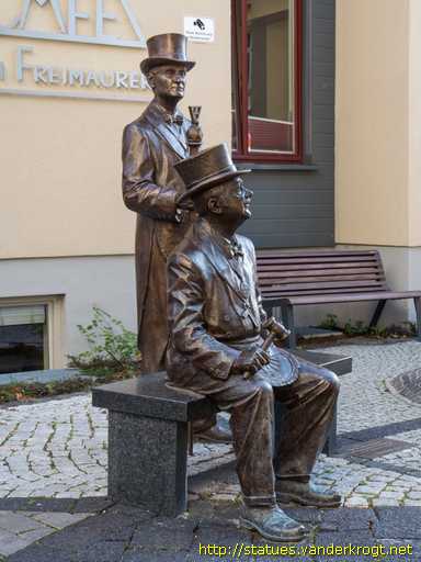 Quedlinburg /  Freimaurer 'Meister vom Stuhl' und 'Zeremonienmeister'