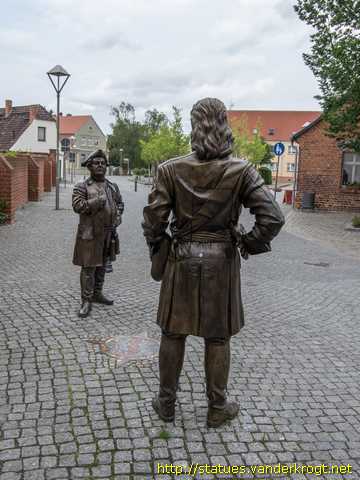 Havelberg /  König Friedrich Wilhelm I. und Zar Peter I.