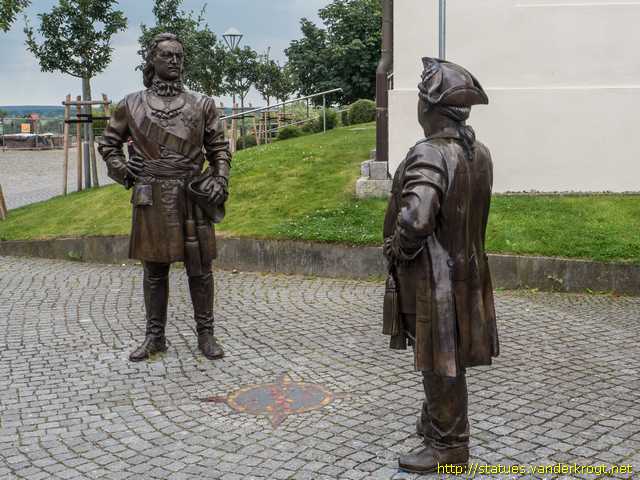 Havelberg / König Friedrich Wilhelm I. und Zar Peter I.