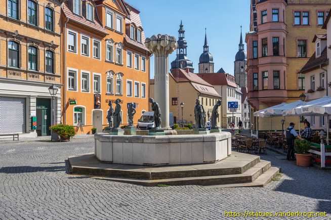Eisleben, Lutherstadt /  Knappenbrunnen