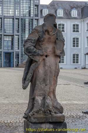 Saarbrücken /  Brunnenanlage mit Apostel Paulus