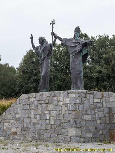 Schmochtitz - Smochćicy /  Millenniumdenkmal - Cyrill-Methodius-Denkmal