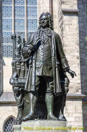 Leipzig /  Johann Sebastian Bach (Neues Bach-Denkmal)