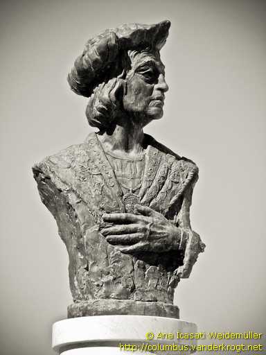 Moguer / Busto de Cristóbal Colón