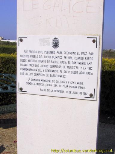 Palos de la Frontera /  El Pebetero