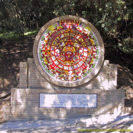 Palos de la Frontera / Calendario Azteca
