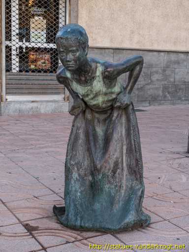 Cruce de Arinaga /  Niño en la carrera de sacos