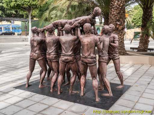 Vecindario /  Homenaje a la Lucha Canaria