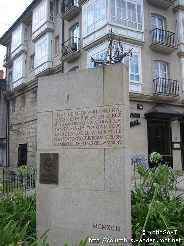 Pontevedra /  Monumento a la Santa Maria