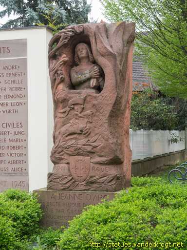 Sigolsheim /  Le buste sauvé de Jeanne d'Arc
