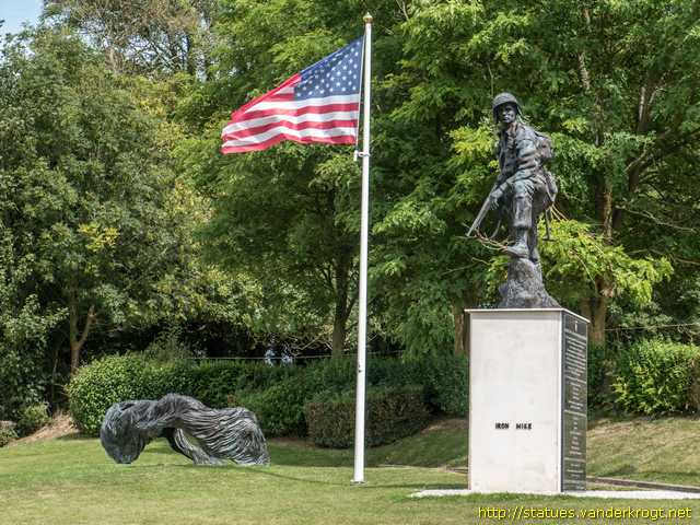 Sainte-Mère-Église /  The Airborne Trooper - "Iron Mike"