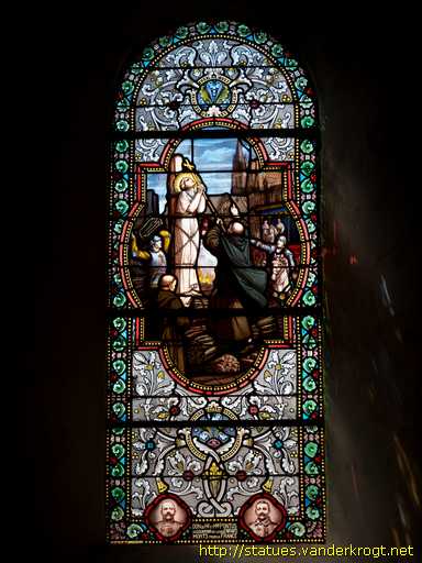 Néville-sur-Mer /  Jeanne d'Arc au bûcher