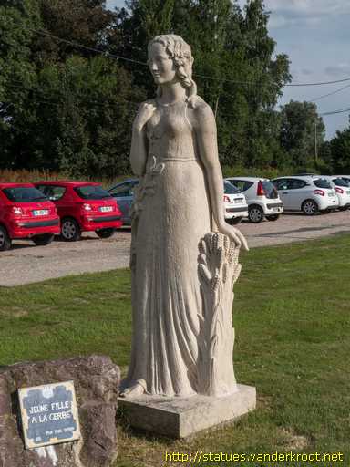 Barentin /  Jeune fille à la gerbe