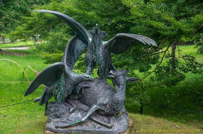 Montigny-lès-Metz /  Le cerf aux abois