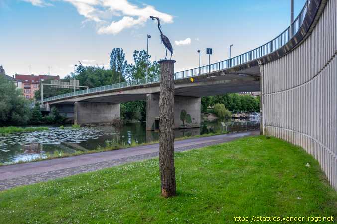 Sarreguemines /  Le héron