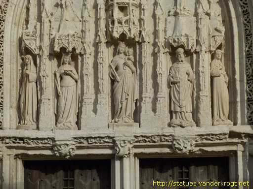 Poitiers /  La Vierge à l'enfant et quatre saints de Poitiers