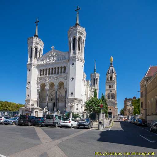 69 - Lyon - Notre Dame de Fourvière - L'Abside - Oblitération ronde de 1916 - Ta