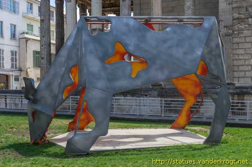 Vienne /  Marguerite - La Vache "Yoplait"